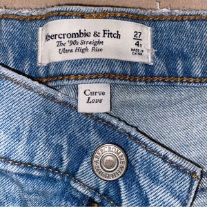 Abercrombie and fitch straight jeans